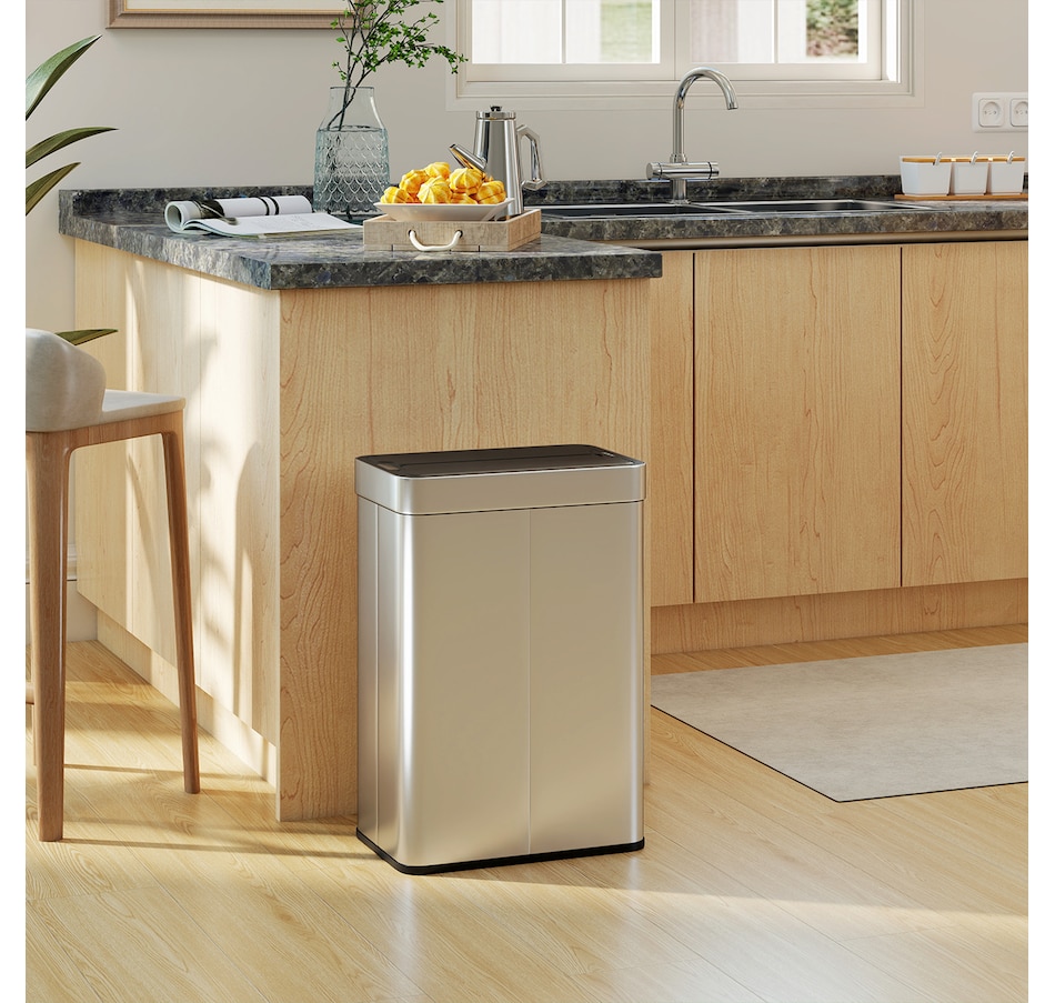 Image 938212_ALTMORE14.jpg, Product 938-212 / Price $94.99 - $104.99, HOMCOM Sensor Garbage Can with Soft-Close Lid Sensor Trash Can from HOMCOM on TSC.ca's Kitchen department