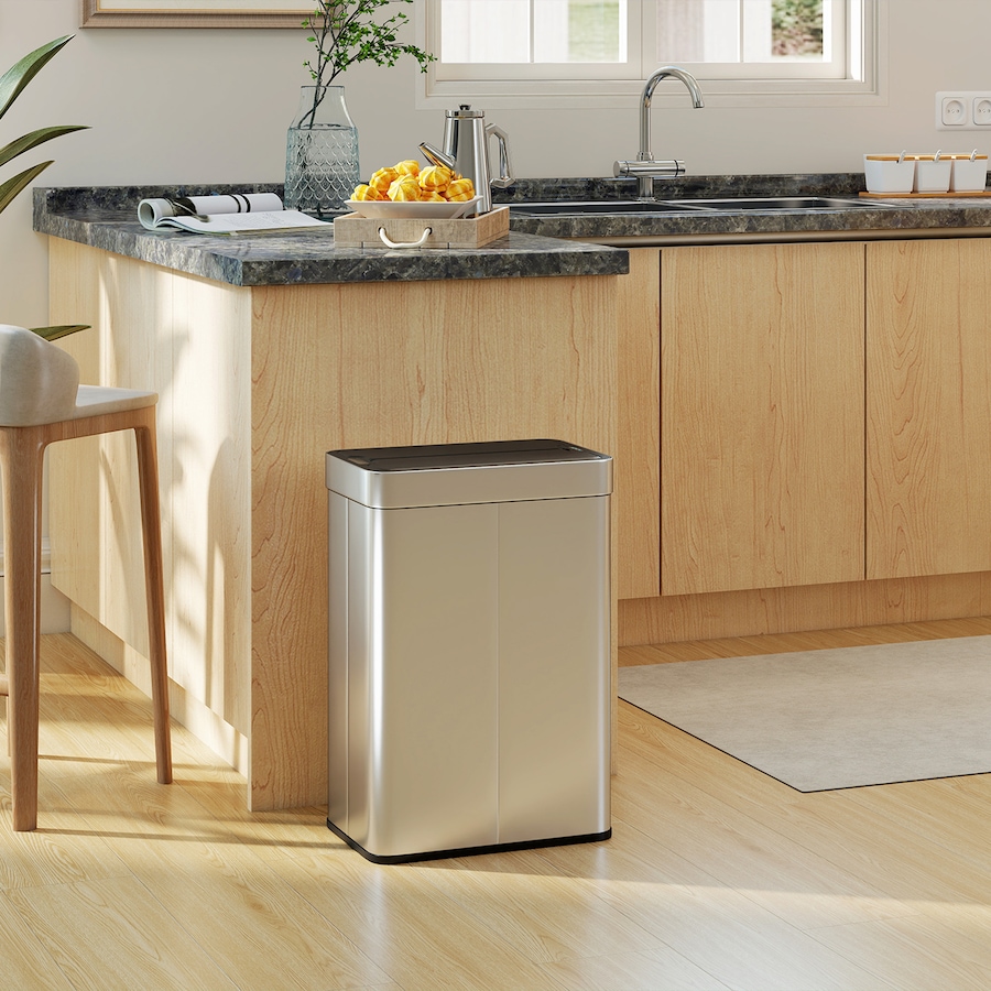 Image 938212_ALTMORE14.jpg, Product 938-212 / Price $104.99, HOMCOM Sensor Garbage Can with Soft-Close Lid Sensor Trash Can from HOMCOM on TSC.ca's Kitchen department