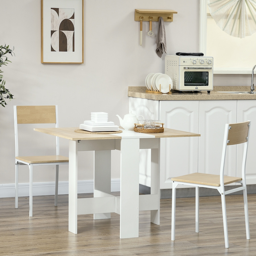 Image 938217_ALTMORE10.jpg, Product 938-217 / Price $94.99 - $96.99, HOMCOM Drop Leaf Dining Table Folding Multifunctional Table Space Saving from HOMCOM on TSC.ca's Home & Garden department