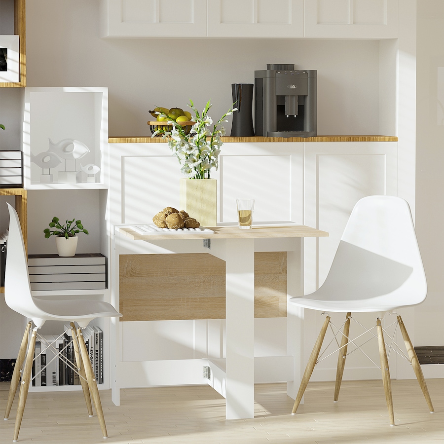 Image 938217_ALTMORE14.jpg, Product 938-217 / Price $94.99 - $96.99, HOMCOM Drop Leaf Dining Table Folding Multifunctional Table Space Saving from HOMCOM on TSC.ca's Home & Garden department