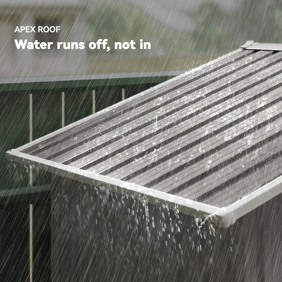 Image 938228_ALTMORE5.jpg, Product 938-228 / Price $289.99, Outsunny 6.5x3.5ft Metal Garden Shed for Outdoor Storage, Light Grey from Outsunny on TSC.ca's Home & Garden department