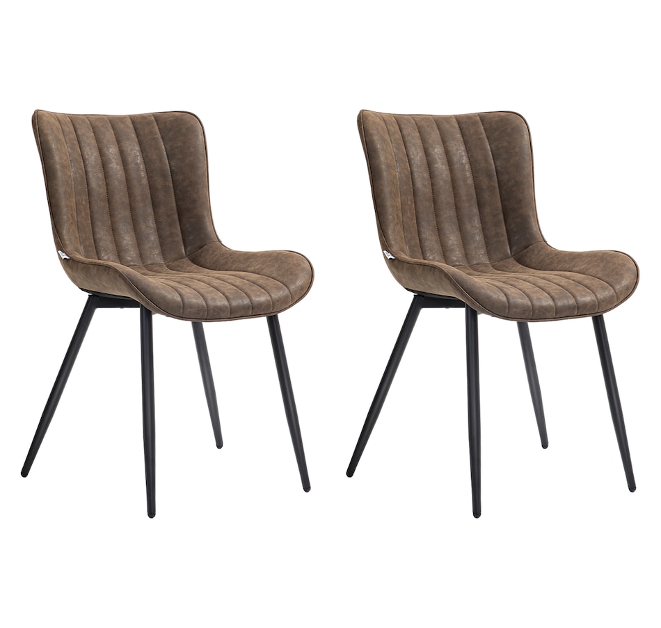Image 938237.jpg, Product 938-237 / Price $169.99, HOMCOM Dining Chairs Set of 2, Upholstered Kitchen Chairs with Backrest from HOMCOM on TSC.ca's Home & Garden department