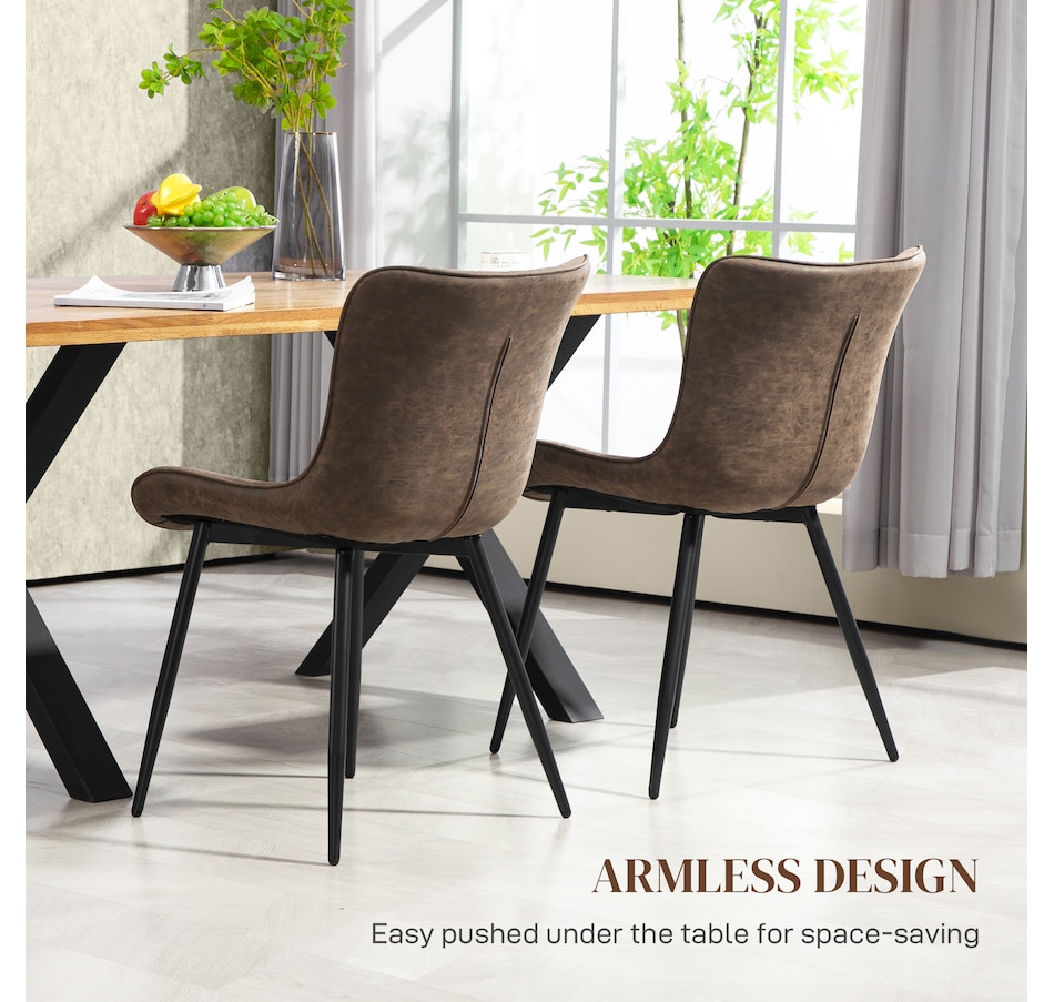 Image 938237_ALTMORE6.jpg, Product 938-237 / Price $169.99, HOMCOM Dining Chairs Set of 2, Upholstered Kitchen Chairs with Backrest from HOMCOM on TSC.ca's Home & Garden department
