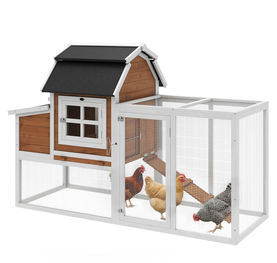 Image 938252.jpg, Product 938-252 / Price $276.99, PawHut 71" Chicken Coop for 3 Chickens, Wooden Hen House with Run from PawHut on TSC.ca's Home & Garden department