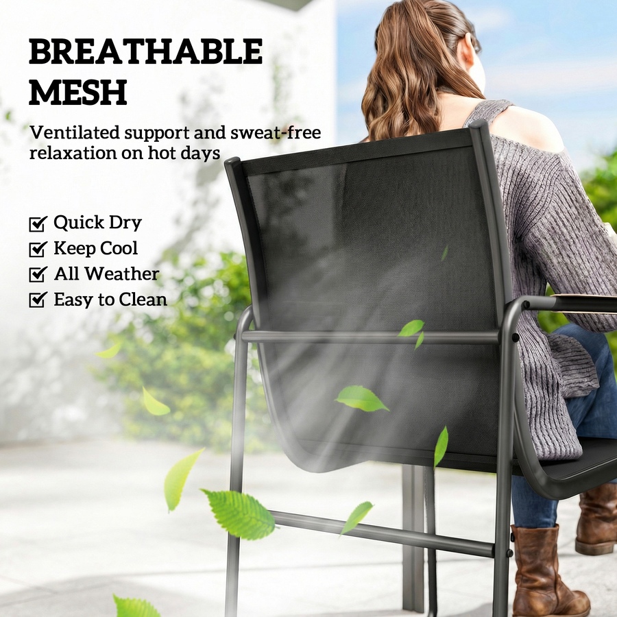 Image 938257_ALTMORE3.jpg, Product 938-257 / Price $424.99, Outsunny 7 Pieces Outdoor Dining Set, Patio Table and Chairs for 6, Black from Outsunny on TSC.ca's Home & Garden department