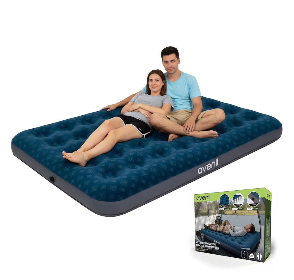 Image 938262.jpg, Product 938-262 / Price $49.99, Avenli Double Air Mattress with CloudCoil Support from IMGadgets on TSC.ca's Home & Garden department