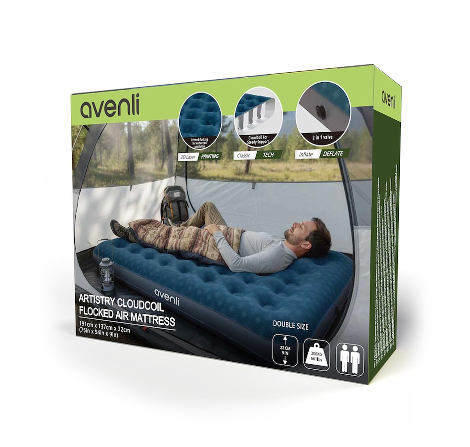 Image 938262_ALTMORE1.jpg, Product 938-262 / Price $49.99, Avenli Double Air Mattress with CloudCoil Support from IMGadgets on TSC.ca's Home & Garden department