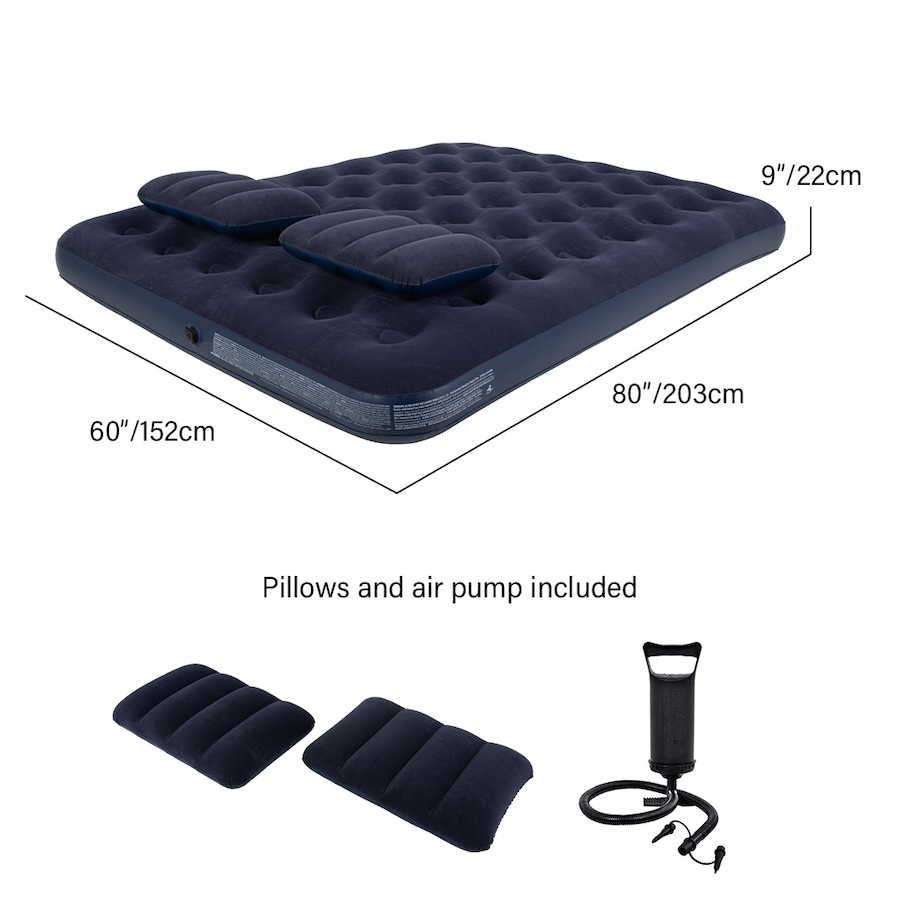 Image 938264_ALTMORE6.jpg, Product 938-264 / Price $54.99, Avenli Queen-size Air Mattress for 2 people with 2 Pillows & a Double-Action Hand Pump from IMGadgets on TSC.ca's Home & Garden department