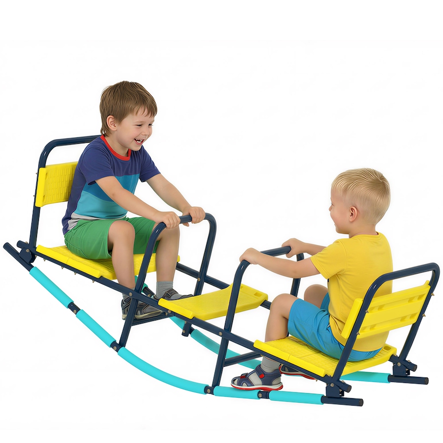 Image 938277.jpg, Product 938-277 / Price $109.99, Qaba 2 in 1 Teeter Totter Seesaw for Kids Age 3-8 for Indoor Outdoor from Qaba on TSC.ca's Home & Garden department
