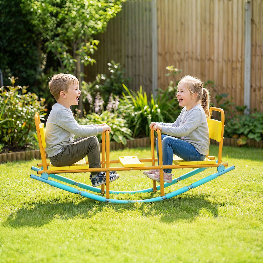 Image 938277_ALTMORE11.jpg, Product 938-277 / Price $109.99, Qaba 2 in 1 Teeter Totter Seesaw for Kids Age 3-8 for Indoor Outdoor from Qaba on TSC.ca's Home & Garden department
