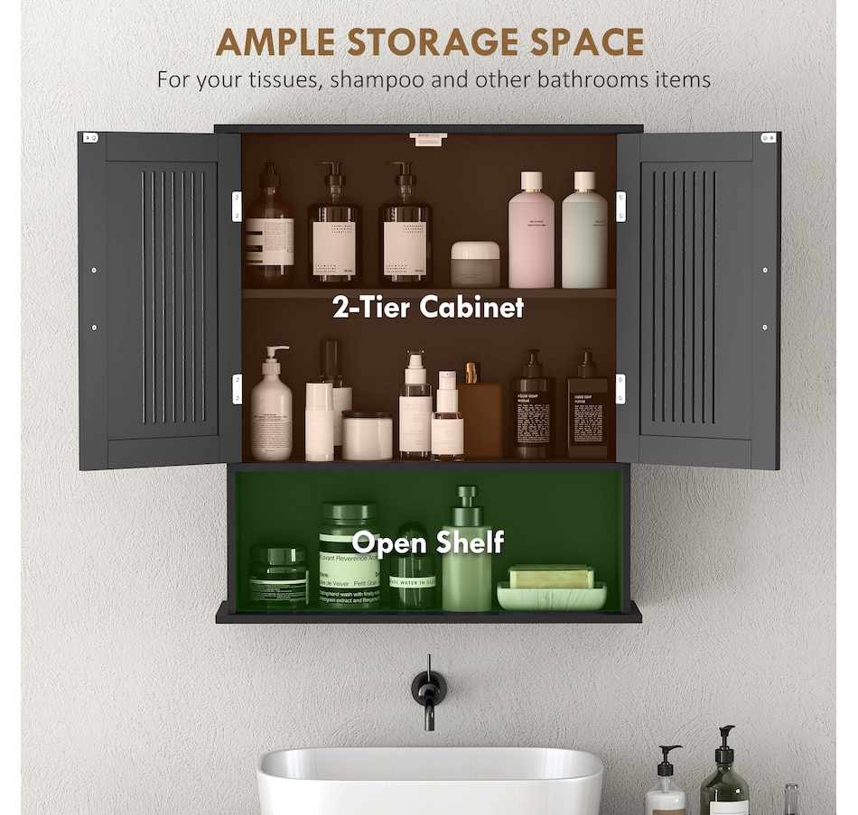 Image 938282_ALTMORE4.jpg, Product 938-282 / Price $84.99, kleankin Bathroom Cabinet, Wall Mounted Medicine Cabinet with 2 Door from Kleankin on TSC.ca's Home & Garden department