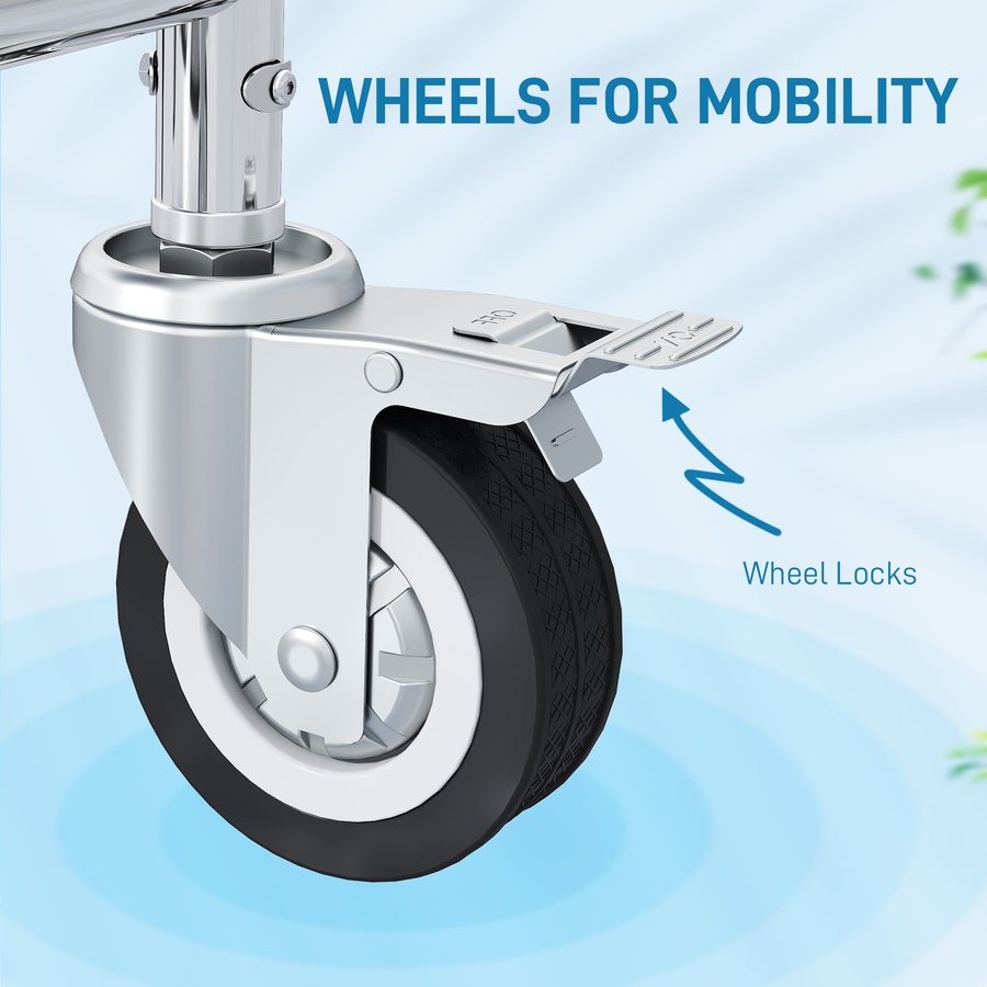 Image 938287_ALTMORE7.jpg, Product 938-287 / Price $169.99, HOMCOM Shower Chair with Wheels, Bedside Commode Wheelchair for Seniors from HOMCOM on TSC.ca's department