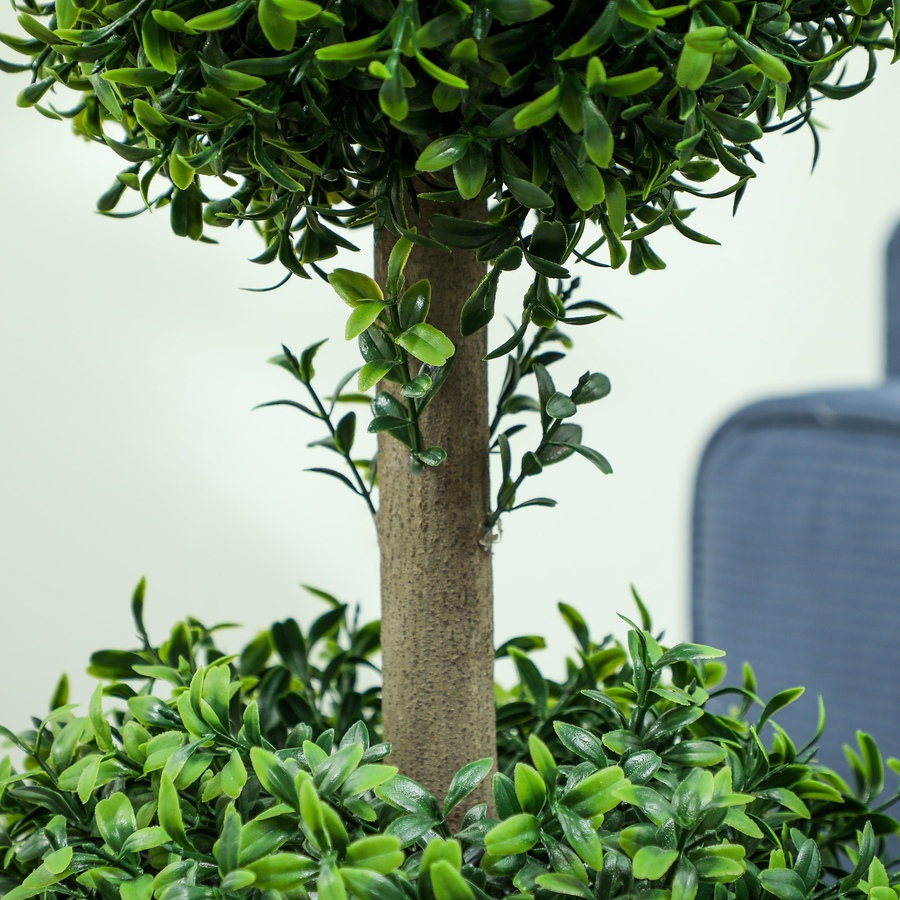 Image 938290_ALTMORE8.jpg, Product 938-290 / Price $92.99, HOMCOM 2 Pack Artificial Boxwood Topiary Ball Trees, Fake Plants in Pot from HOMCOM on TSC.ca's Home & Garden department