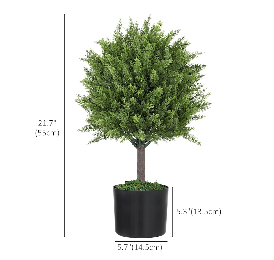 Image 938291_ALTMORE2.jpg, Product 938-291 / Price $51.99, HOMCOM Decorative Artificial Plants, Fake Plants for Home, Green from HOMCOM on TSC.ca's Home & Garden department