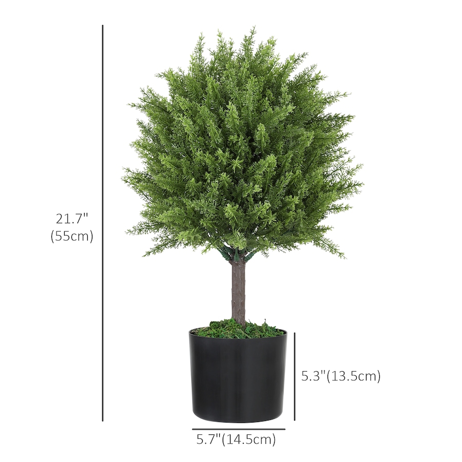 Image 938291_ALTMORE2.jpg, Product 938-291 / Price $51.99, HOMCOM Decorative Artificial Plants, Fake Plants for Home, Green from HOMCOM on TSC.ca's Home & Garden department