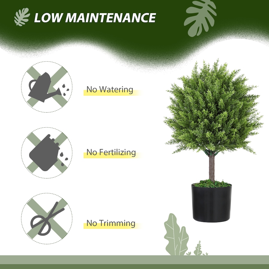 Image 938291_ALTMORE4.jpg, Product 938-291 / Price $51.99, HOMCOM Decorative Artificial Plants, Fake Plants for Home, Green from HOMCOM on TSC.ca's Home & Garden department