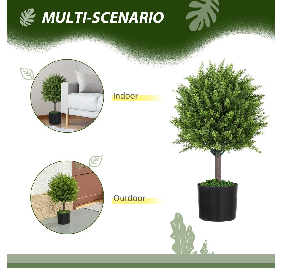 Image 938291_ALTMORE5.jpg, Product 938-291 / Price $51.99, HOMCOM Decorative Artificial Plants, Fake Plants for Home, Green from HOMCOM on TSC.ca's Home & Garden department
