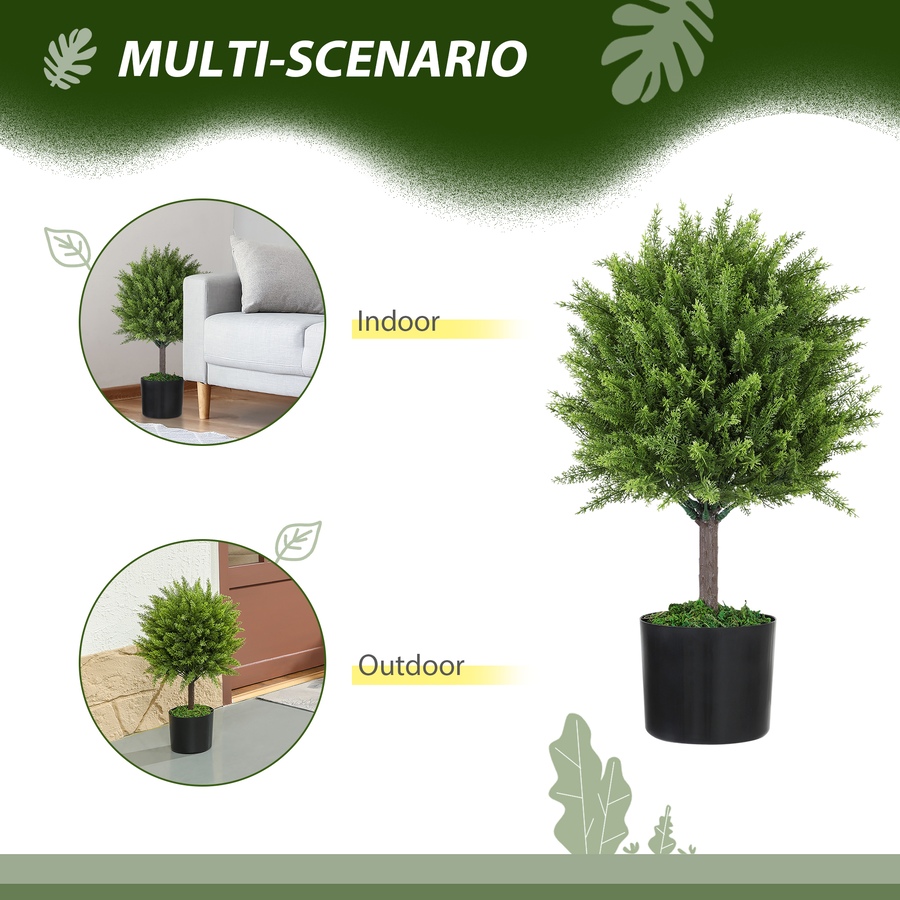 Image 938291_ALTMORE5.jpg, Product 938-291 / Price $51.99, HOMCOM Decorative Artificial Plants, Fake Plants for Home, Green from HOMCOM on TSC.ca's Home & Garden department