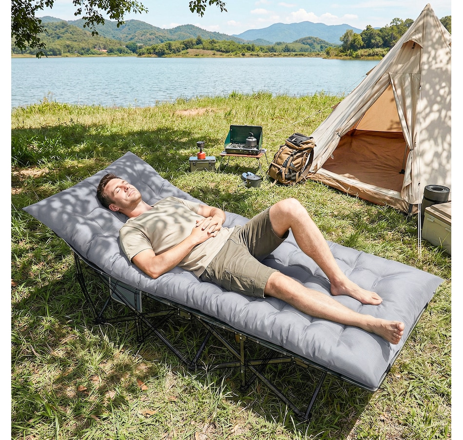 Image 938309_ALTMORE15.jpg, Product 938-309 / Price $42.99 - $59.99, Outsunny Sleeping Mat, Camping Mat Pad with Elastic Straps from Outsunny on TSC.ca's Health & Fitness department