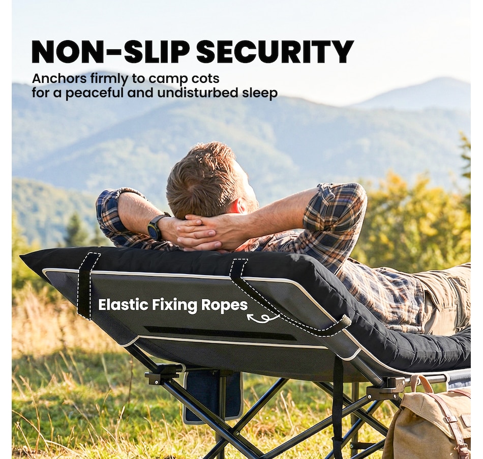 Image 938309_ALTMORE19.jpg, Product 938-309 / Price $42.99 - $59.99, Outsunny Sleeping Mat, Camping Mat Pad with Elastic Straps from Outsunny on TSC.ca's Health & Fitness department