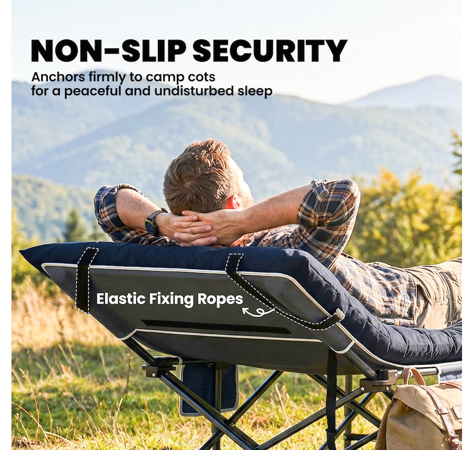 Image 938309_ALTMORE4.jpg, Product 938-309 / Price $42.99 - $59.99, Outsunny Sleeping Mat, Camping Mat Pad with Elastic Straps from Outsunny on TSC.ca's Health & Fitness department