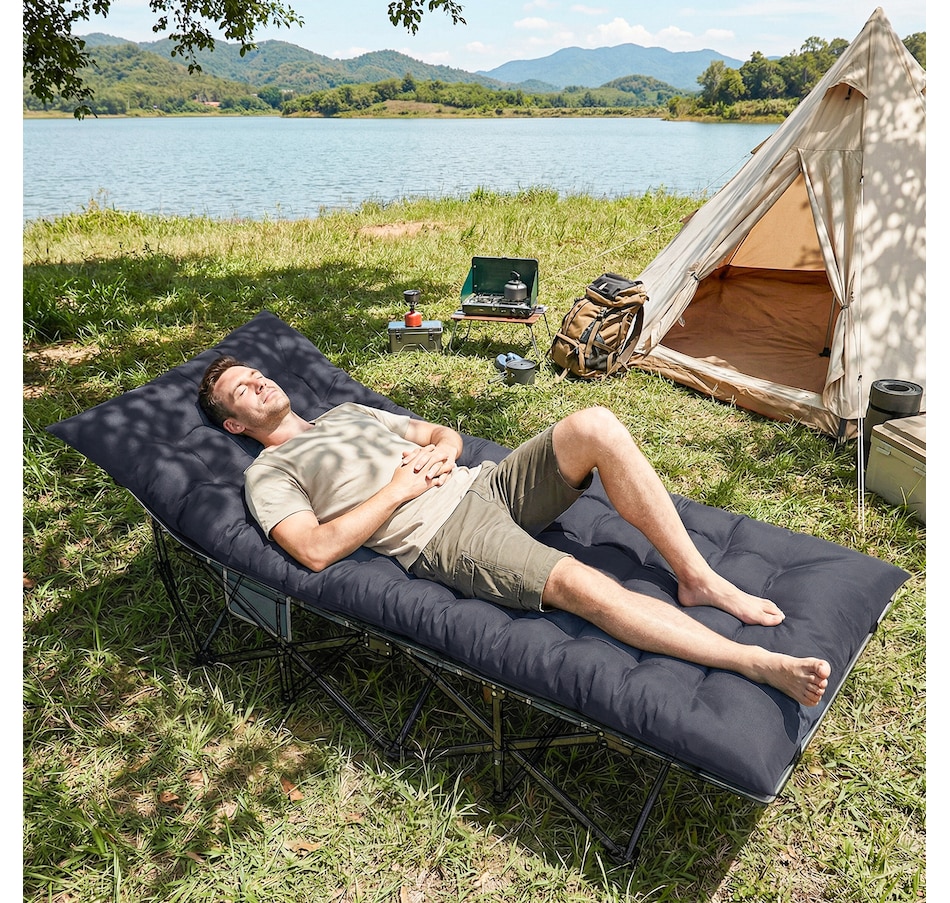 Image 938309_ALTMORE7.jpg, Product 938-309 / Price $42.99 - $59.99, Outsunny Sleeping Mat, Camping Mat Pad with Elastic Straps from Outsunny on TSC.ca's Health & Fitness department