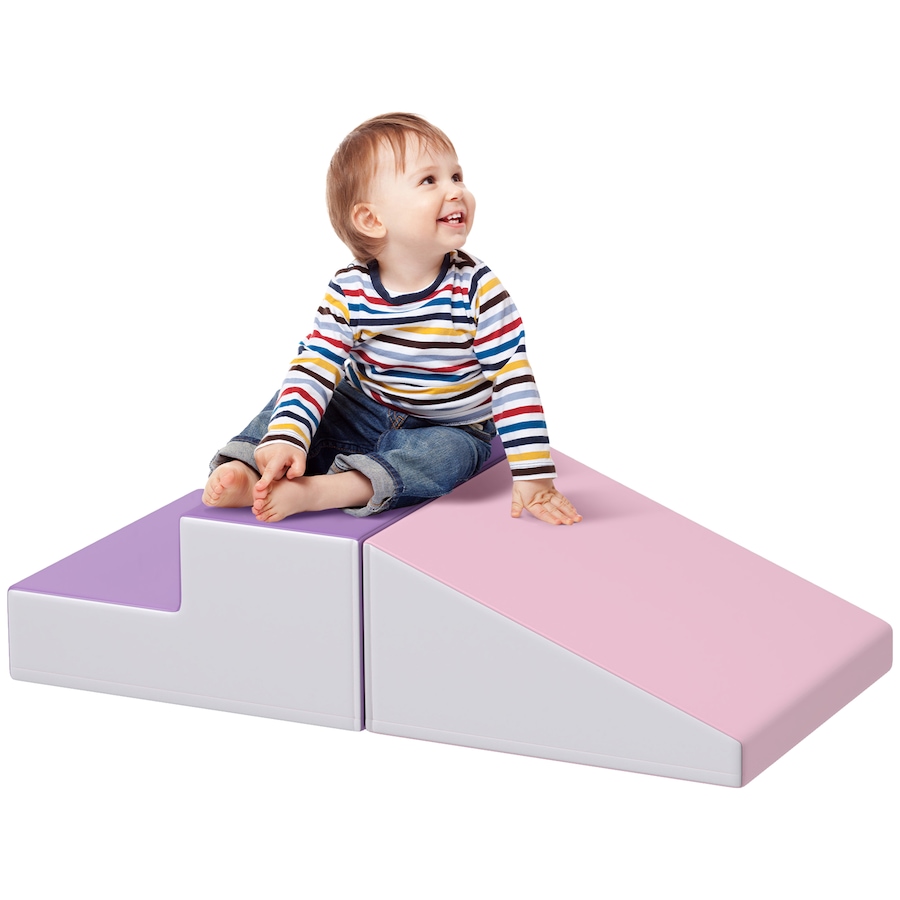 Image 938313.jpg, Product 938-313 / Price $74.99, Soozier 2-Piece Climb and Crawl Activity Soft Play Set, Purple from Soozier on TSC.ca's Home & Garden department
