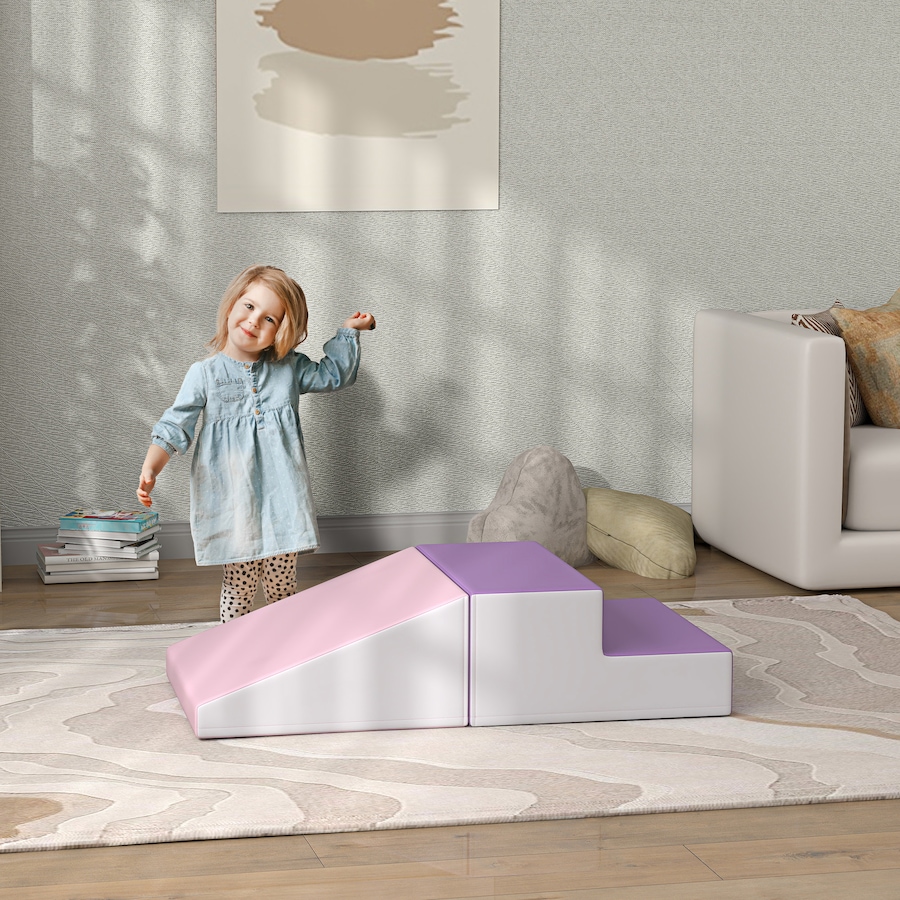 Image 938313_ALTMORE1.jpg, Product 938-313 / Price $74.99, Soozier 2-Piece Climb and Crawl Activity Soft Play Set, Purple from Soozier on TSC.ca's Home & Garden department