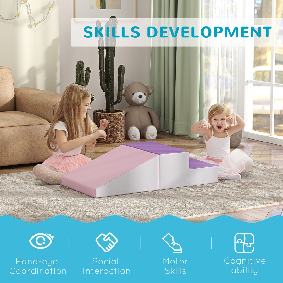 Image 938313_ALTMORE6.jpg, Product 938-313 / Price $74.99, Soozier 2-Piece Climb and Crawl Activity Soft Play Set, Purple from Soozier on TSC.ca's Home & Garden department