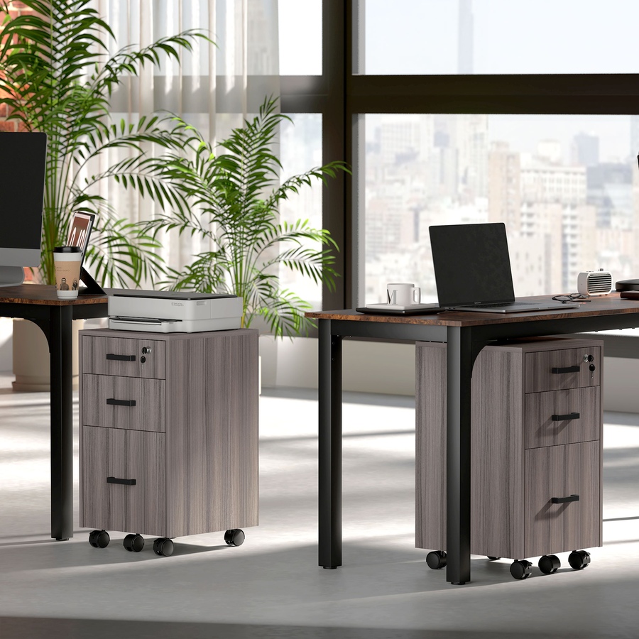 Image 938315_ALTMORE7.jpg, Product 938-315 / Price $104.99, HOMCOM 3 Drawer File Cabinet with Hanging Bars for Letter A4 Size, Grey from HOMCOM on TSC.ca's Home & Garden department