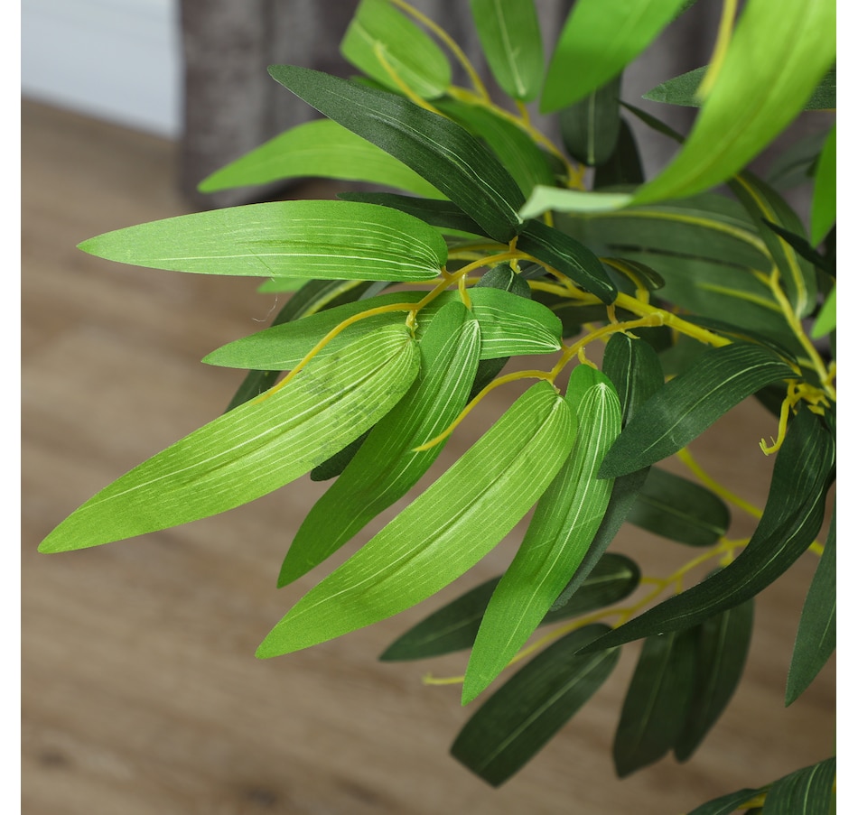 Image 938323_ALTMORE8.jpg, Product 938-323 / Price $159.99, Outsunny 6FT Artificial Bamboo Trees Set of 2 in Pot Indoor Decor, Green from Outsunny on TSC.ca's Home & Garden department