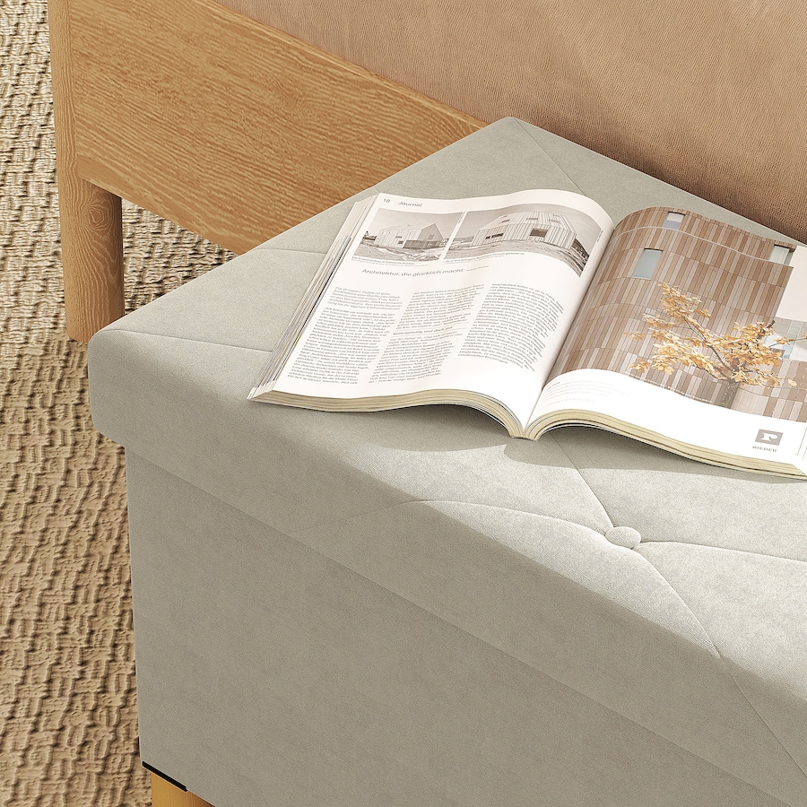 Image 938335_ALTMORE8.jpg, Product 938-335 / Price $66.99, HOMCOM Storage Ottoman Bench, Velvet Upholstered Foldable Ottoman Footrest from HOMCOM on TSC.ca's Home & Garden department