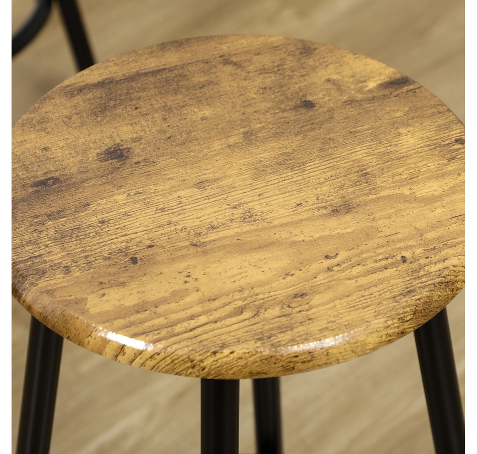 Image 938353_ALTMORE7.jpg, Product 938-353 / Price $169.99, HOMCOM 5-Piece Bar Table and Chairs Set for Dining Room, Rustic Brown from HOMCOM on TSC.ca's Home & Garden department