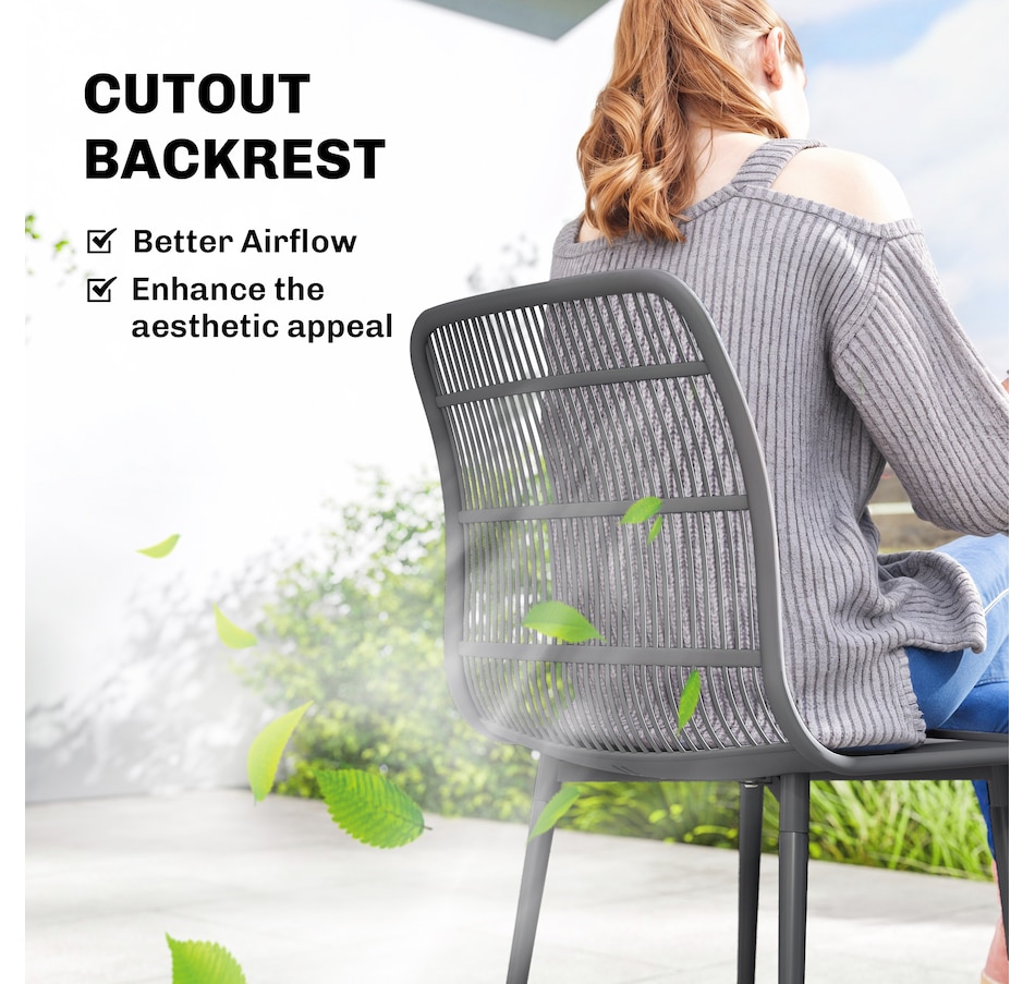 Image 938365_ALTMORE12.jpg, Product 938-365 / Price $149.99, Outsunny Outdoor Dining Chairs Set of 4, Patio Chairs with Backrest from Outsunny on TSC.ca's Home & Garden department
