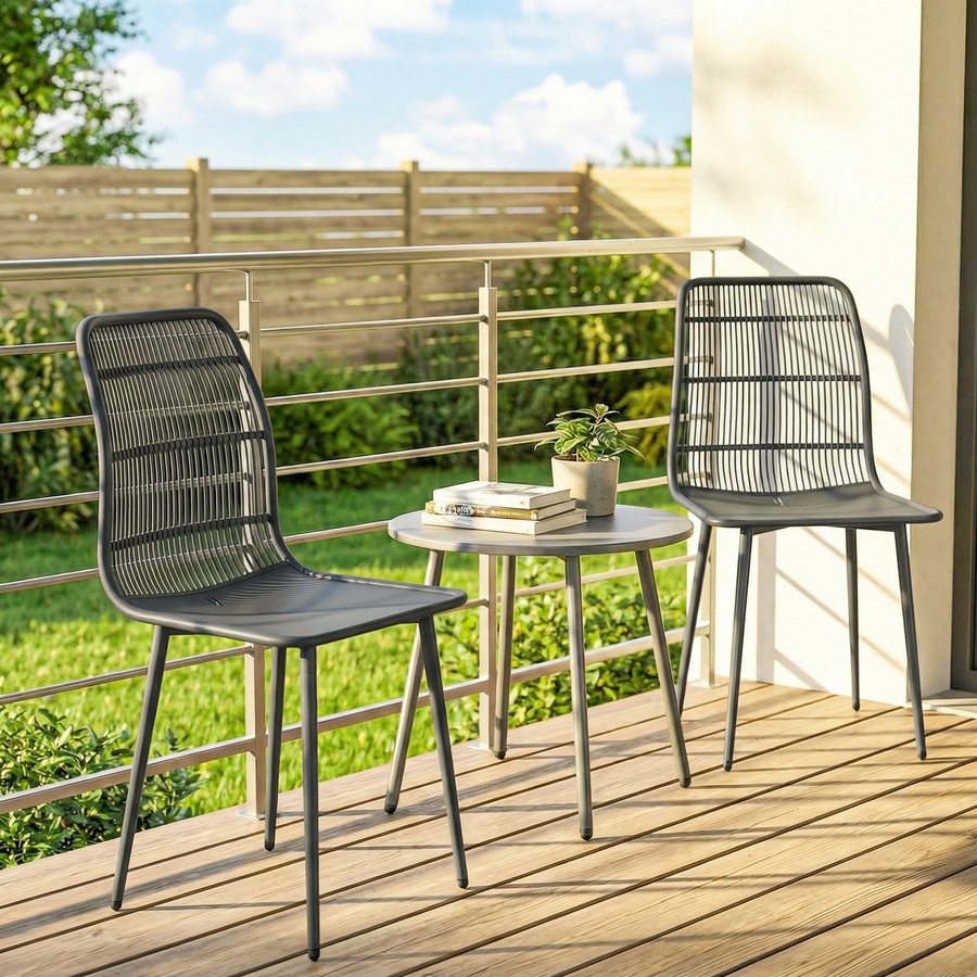 Image 938365_ALTMORE17.jpg, Product 938-365 / Price $189.99, Outsunny Outdoor Dining Chairs Set of 4, Patio Chairs with Backrest from Outsunny on TSC.ca's Home & Garden department