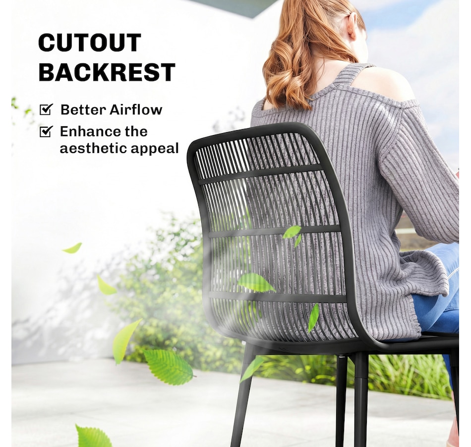 Image 938365_ALTMORE3.jpg, Product 938-365 / Price $149.99, Outsunny Outdoor Dining Chairs Set of 4, Patio Chairs with Backrest from Outsunny on TSC.ca's Home & Garden department