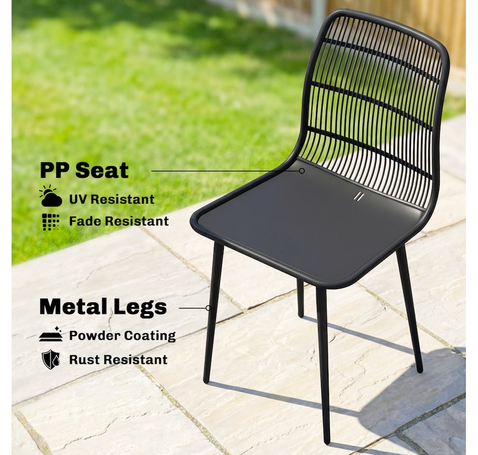 Image 938365_ALTMORE5.jpg, Product 938-365 / Price $149.99, Outsunny Outdoor Dining Chairs Set of 4, Patio Chairs with Backrest from Outsunny on TSC.ca's Home & Garden department