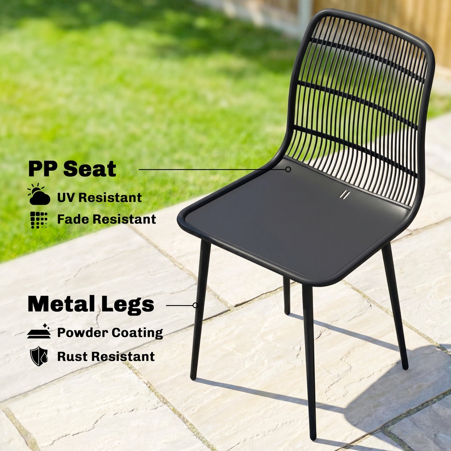 Image 938365_ALTMORE5.jpg, Product 938-365 / Price $189.99, Outsunny Outdoor Dining Chairs Set of 4, Patio Chairs with Backrest from Outsunny on TSC.ca's Home & Garden department