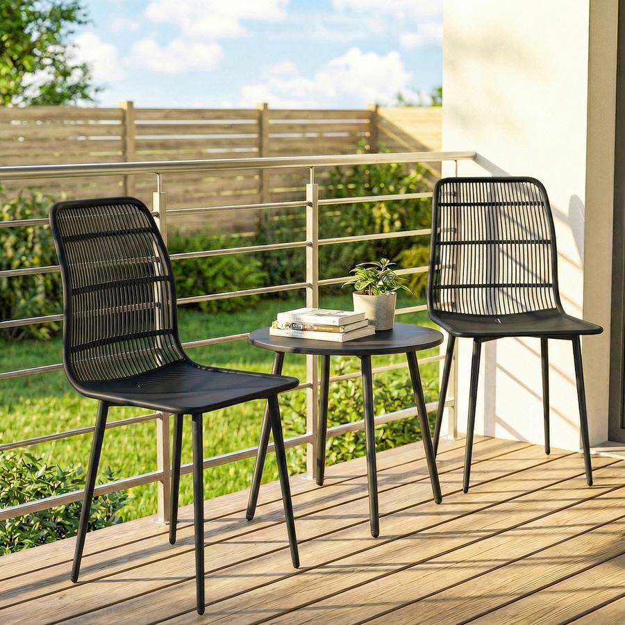 Image 938365_ALTMORE8.jpg, Product 938-365 / Price $189.99, Outsunny Outdoor Dining Chairs Set of 4, Patio Chairs with Backrest from Outsunny on TSC.ca's Home & Garden department