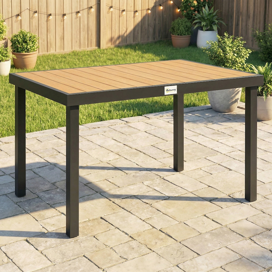 Image 938372_ALTMORE10.jpg, Product 938-372 / Price $189.99, Outsunny Patio Dining Table, Rectangular Aluminum Outdoor Table from Outsunny on TSC.ca's Home & Garden department