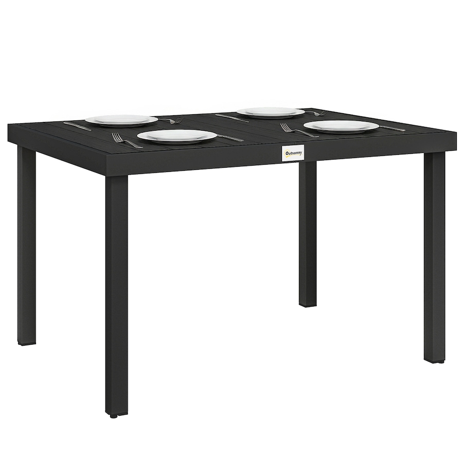 Image 938372_ST01.jpg, Product 938-372 / Price $189.99, Outsunny Patio Dining Table, Rectangular Aluminum Outdoor Table from Outsunny on TSC.ca's Home & Garden department