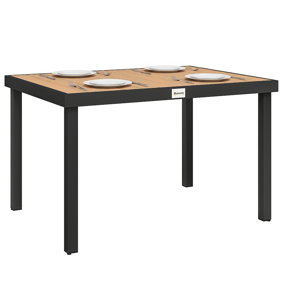Image 938372_ST02.jpg, Product 938-372 / Price $189.99, Outsunny Patio Dining Table, Rectangular Aluminum Outdoor Table from Outsunny on TSC.ca's Home & Garden department