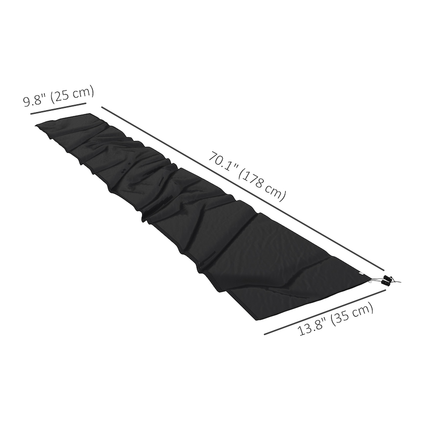 Image 938395_ALTMORE2.jpg, Product 938-395 / Price $31.99, Outsunny Parasol Cover, Patio Cantilever Cover with Zipper Black from Outsunny on TSC.ca's Home & Garden department