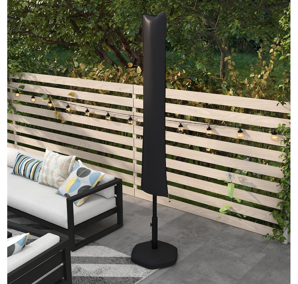 Image 938395_ALTMORE5.jpg, Product 938-395 / Price $27.99, Outsunny Parasol Cover, Patio Cantilever Cover with Zipper Black from Outsunny on TSC.ca's Home & Garden department