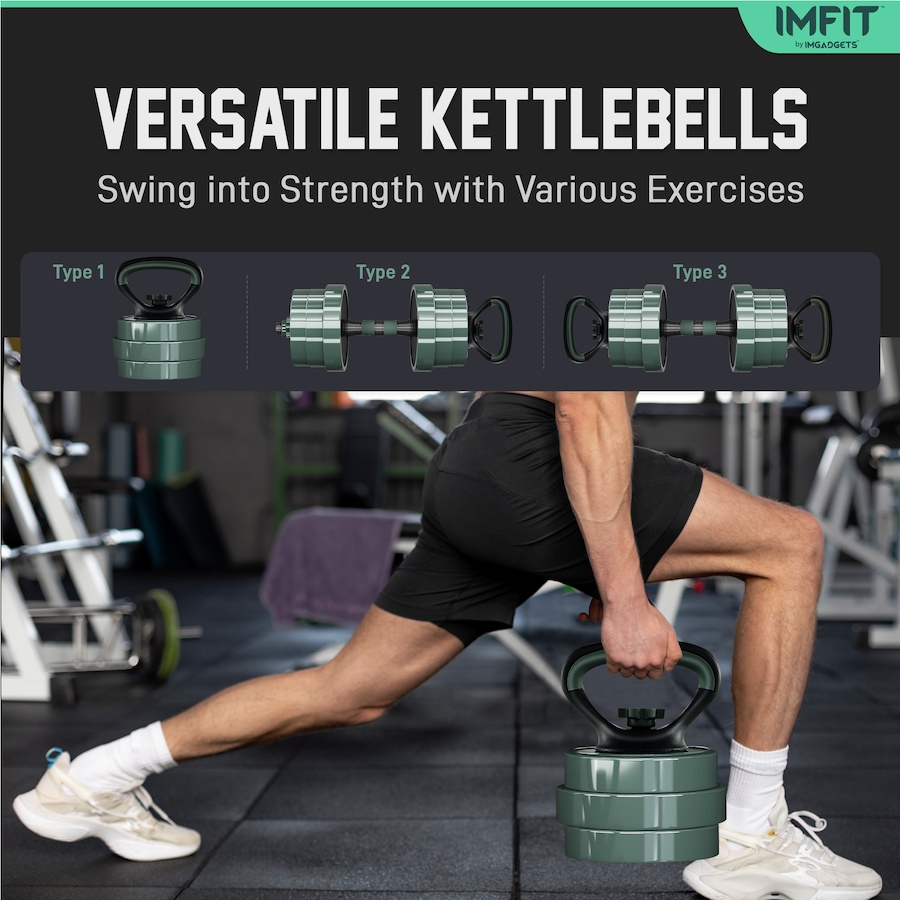 Image 938409_ALTMORE13.jpg, Product 938-409 / Price $99.99 - $249.99, IMFit Adjustable Dumbbells & Multi-Workout Set – Barbells, Kettlebells, Push-Up Bars & Weight Plates from IMFIT on TSC.ca's Health & Fitness department