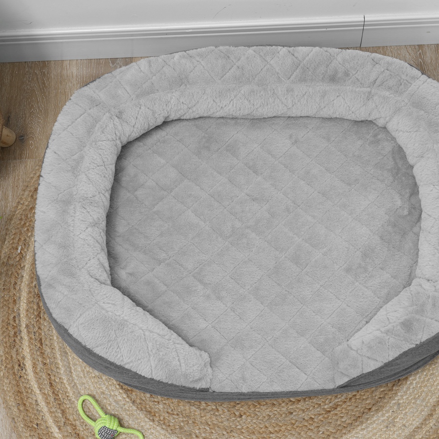 Image 938415_ALTMORE7.jpg, Product 938-415 / Price $109.99, PawHut Pet Sofa with Removable Cushion, Anti-slip Foot Pads, Grey from PawHut on TSC.ca's Home & Garden department