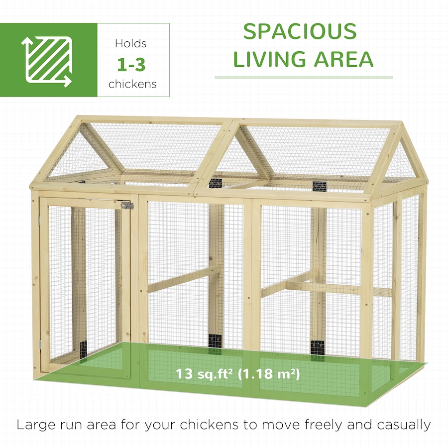 Image 938420_ALTMORE3.jpg, Product 938-420 / Price $166.99, Pawhut Chicken Run Large Chicken Coop with 2 Doors 3 Perches for Outdoor from PawHut on TSC.ca's Home & Garden department