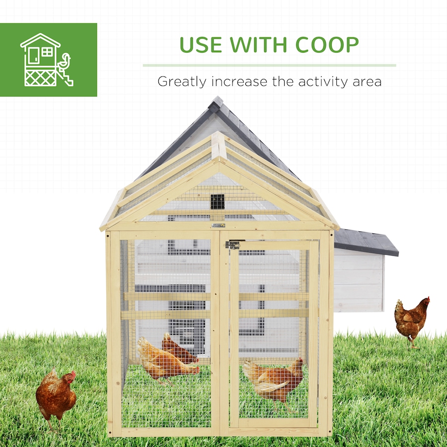 Image 938420_ALTMORE5.jpg, Product 938-420 / Price $166.99, Pawhut Chicken Run Large Chicken Coop with 2 Doors 3 Perches for Outdoor from PawHut on TSC.ca's Home & Garden department
