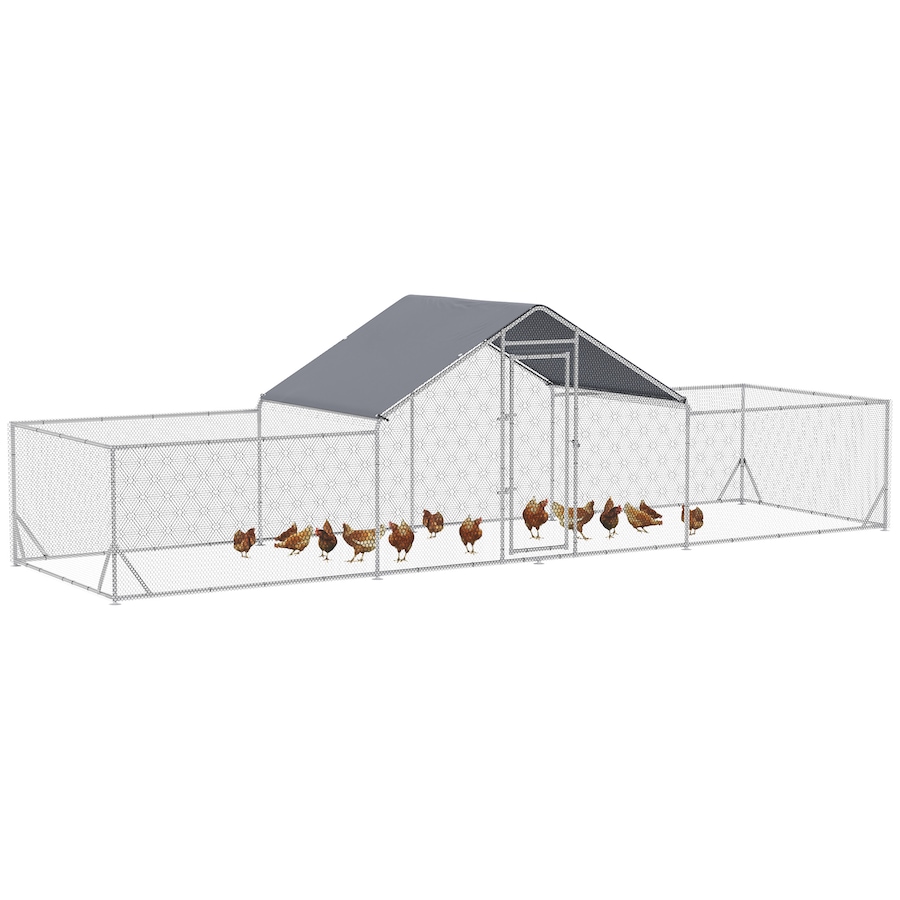 Image 938468.jpg, Product 938-468 / Price $256.99, PawHut Large Chicken Run Outdoor for 12-14 Chickens, Walk In Chicken Coop from PawHut on TSC.ca's Home & Garden department
