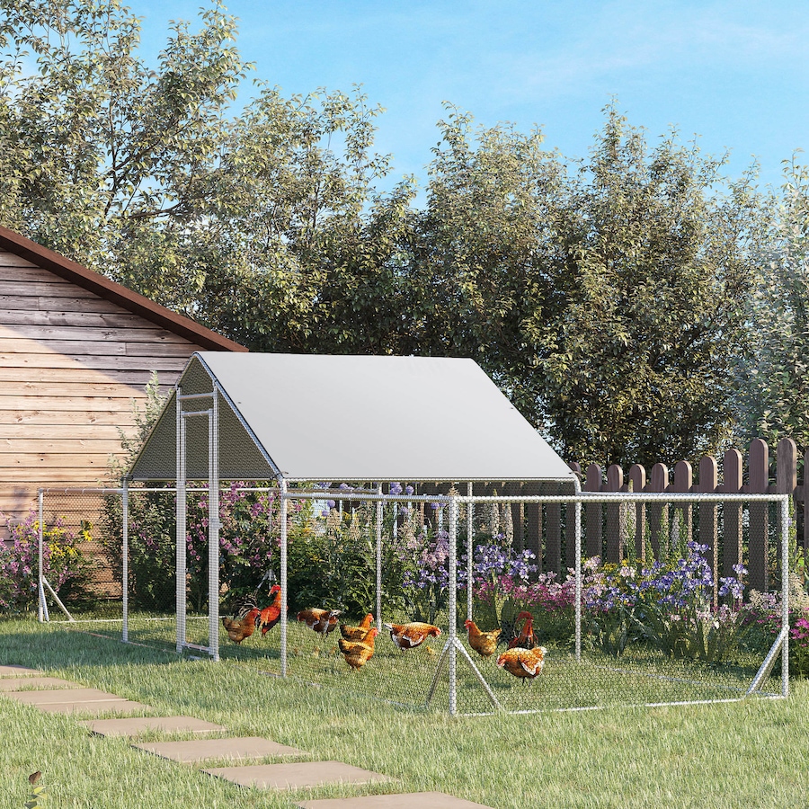 Image 938468_ALTMORE1.jpg, Product 938-468 / Price $256.99, PawHut Large Chicken Run Outdoor for 12-14 Chickens, Walk In Chicken Coop from PawHut on TSC.ca's Home & Garden department